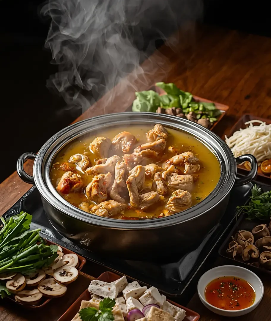 Lẩu cá tươi tại Quán Men Hải Phòng