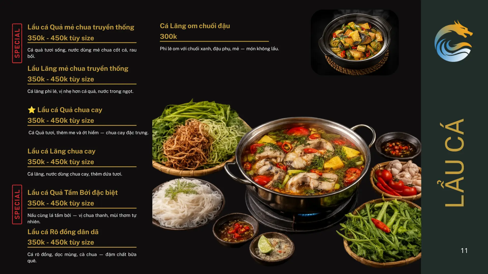 Menu Quán Men trang 11