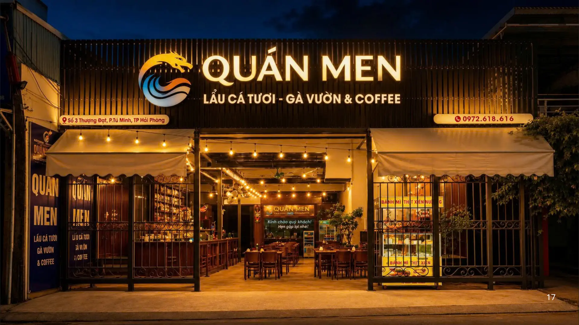 Menu Quán Men trang 17