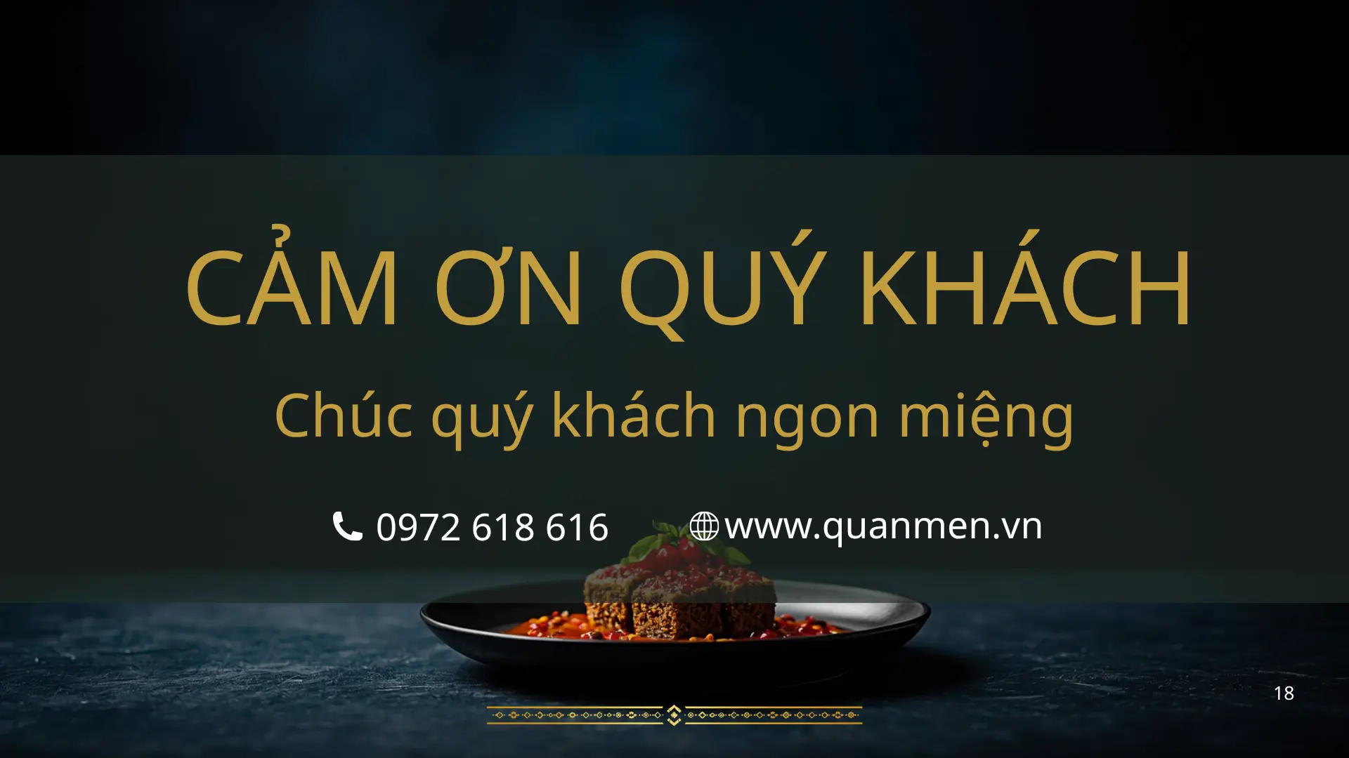 Menu Quán Men trang 18