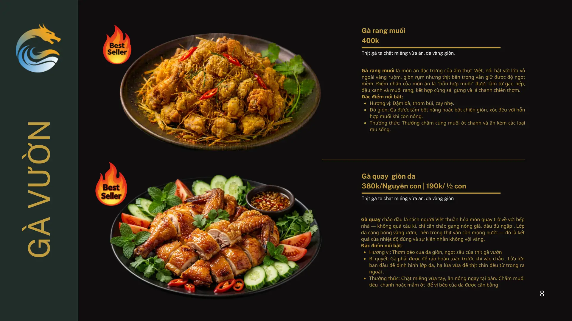 Menu Quán Men trang 8